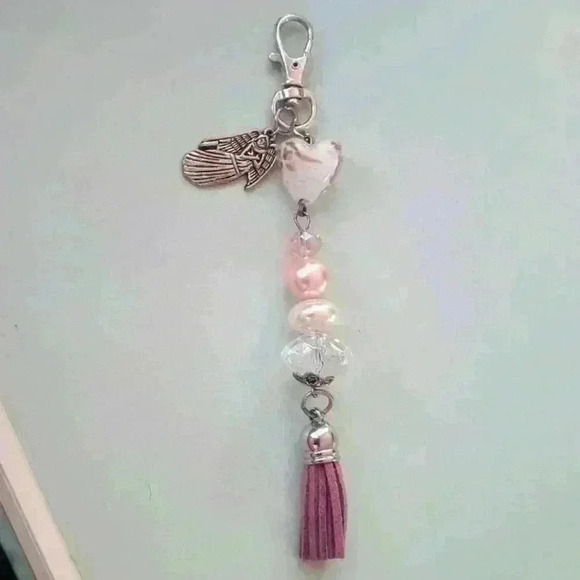Angel , murano  keychain - Picture 1 of 3